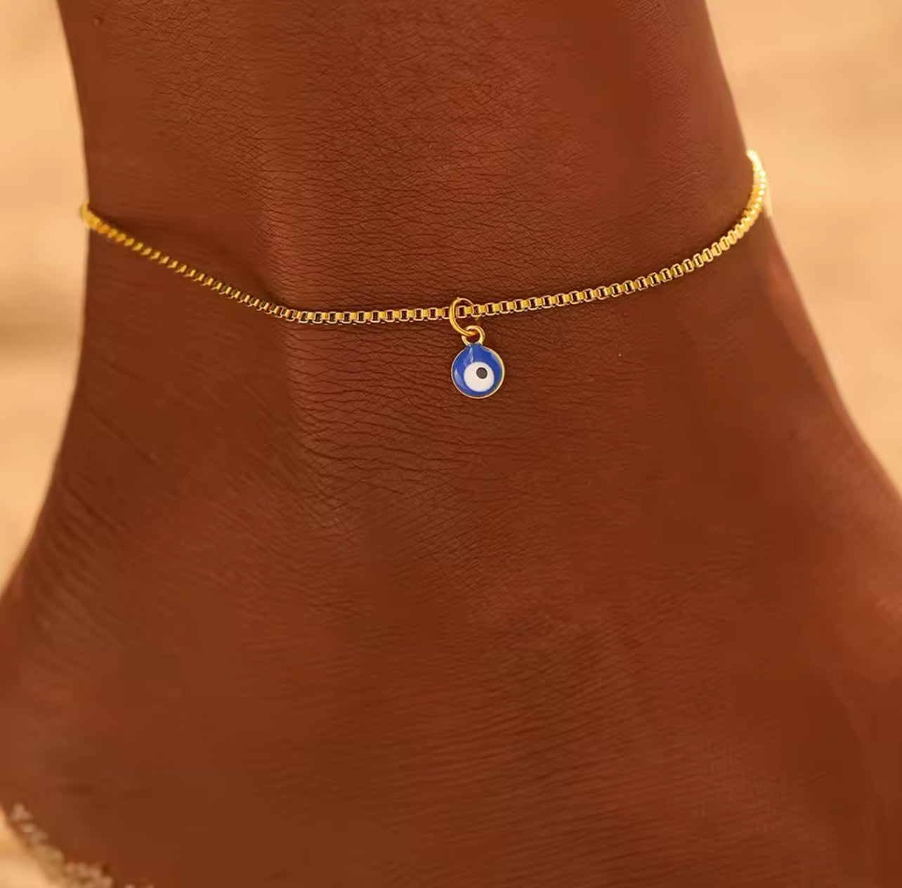 Blue Eye Fußkette