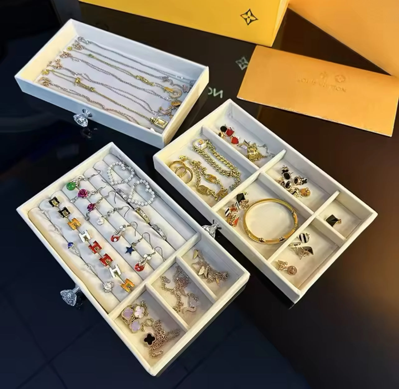 Samt Schmuck Organizer