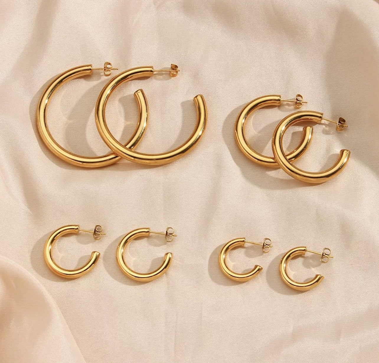 Chunky Hoop Ohrringe