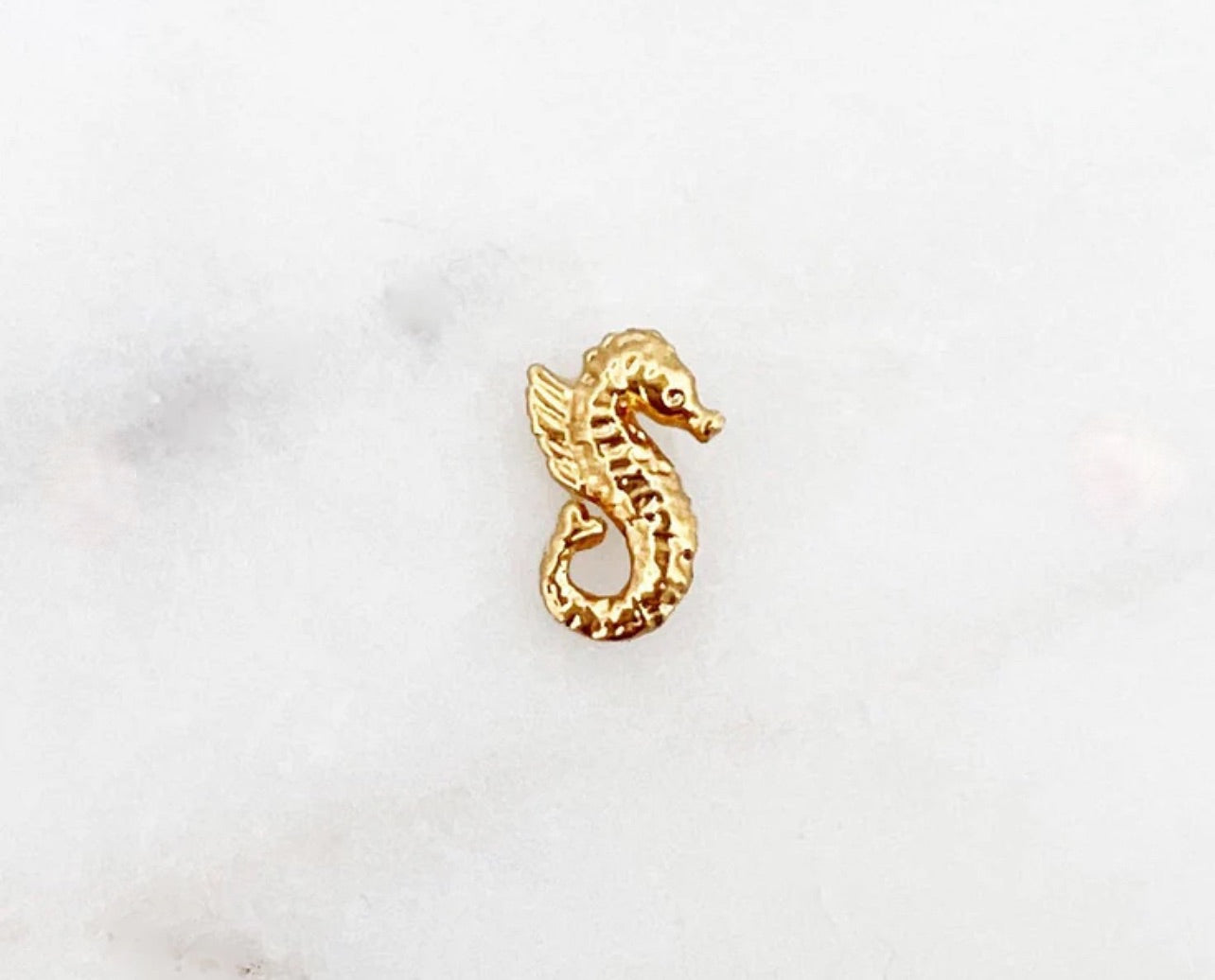 Earstud Seahorse Ohrringe