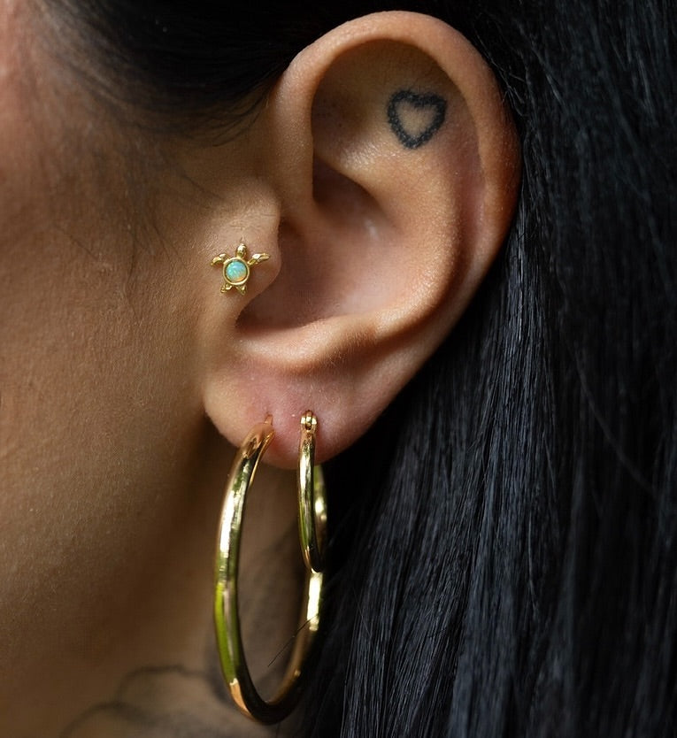 Earstud Turtle Ohrringe