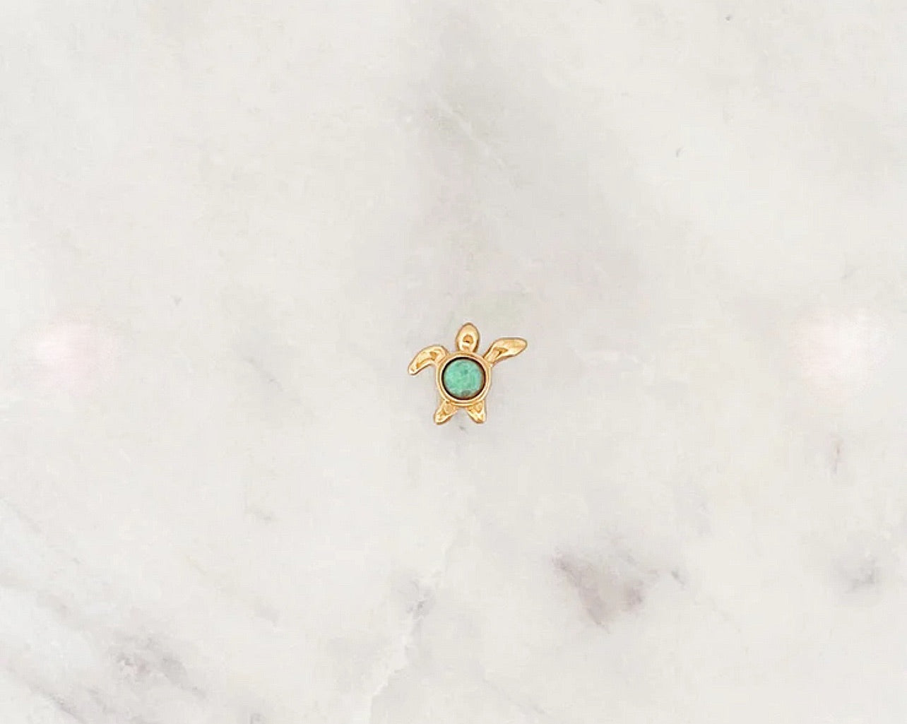 Earstud Turtle Ohrringe