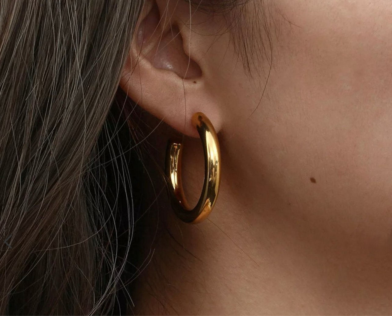 Chunky Hoop Midi Ohrringe