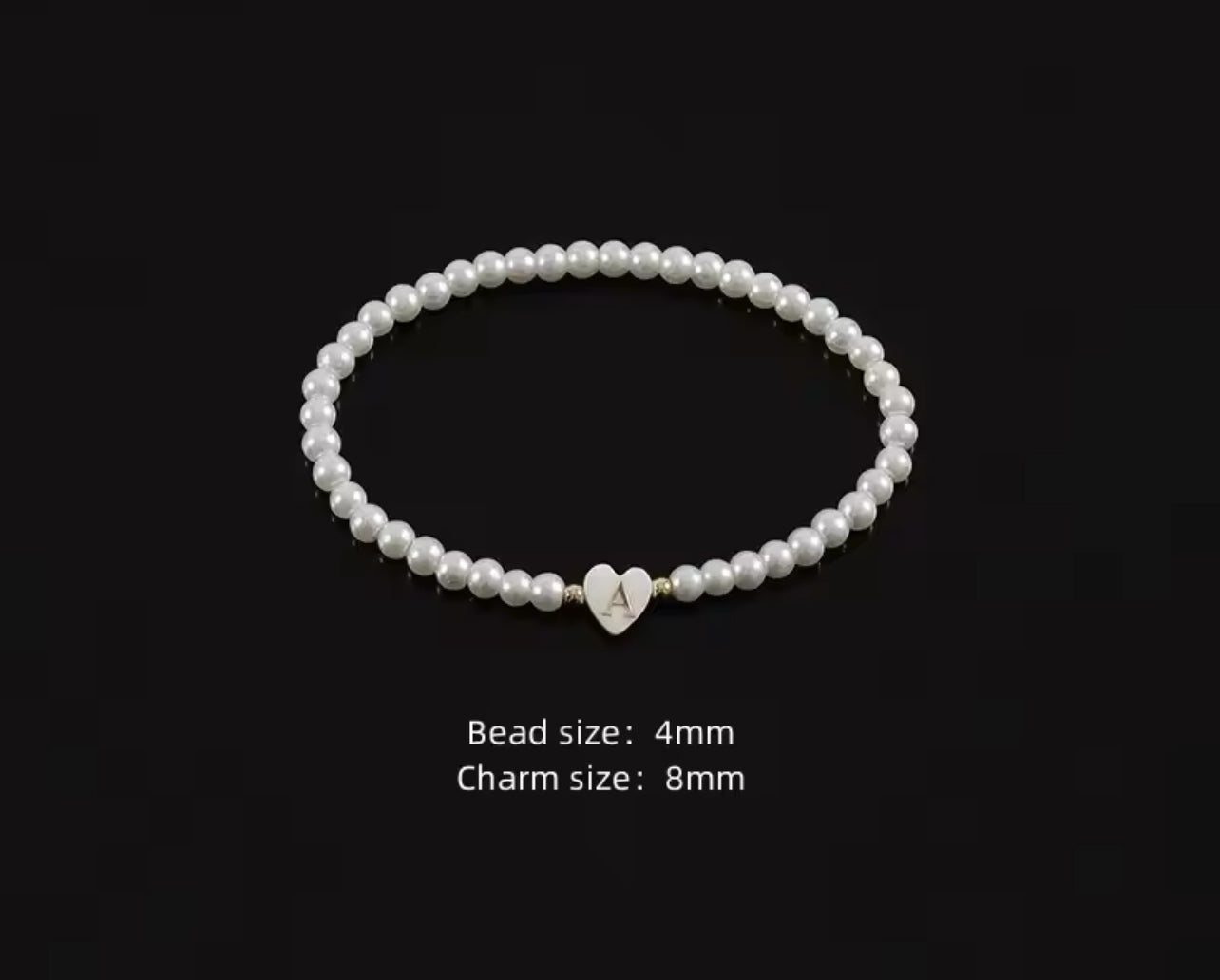 Heart Pearl Armband
