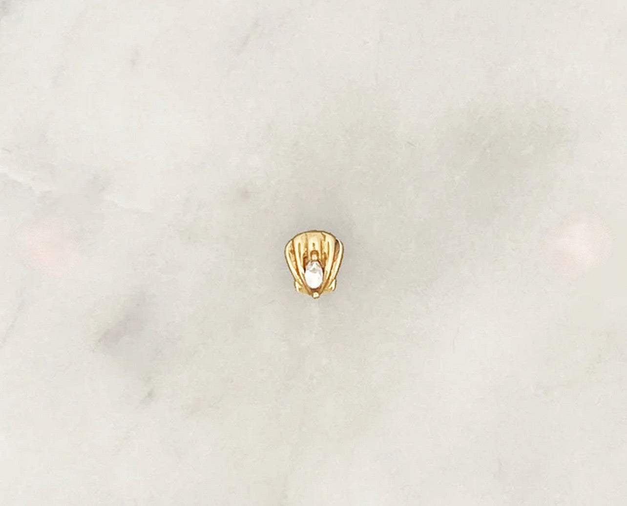 Earstud Shiny Shell Ohrringe