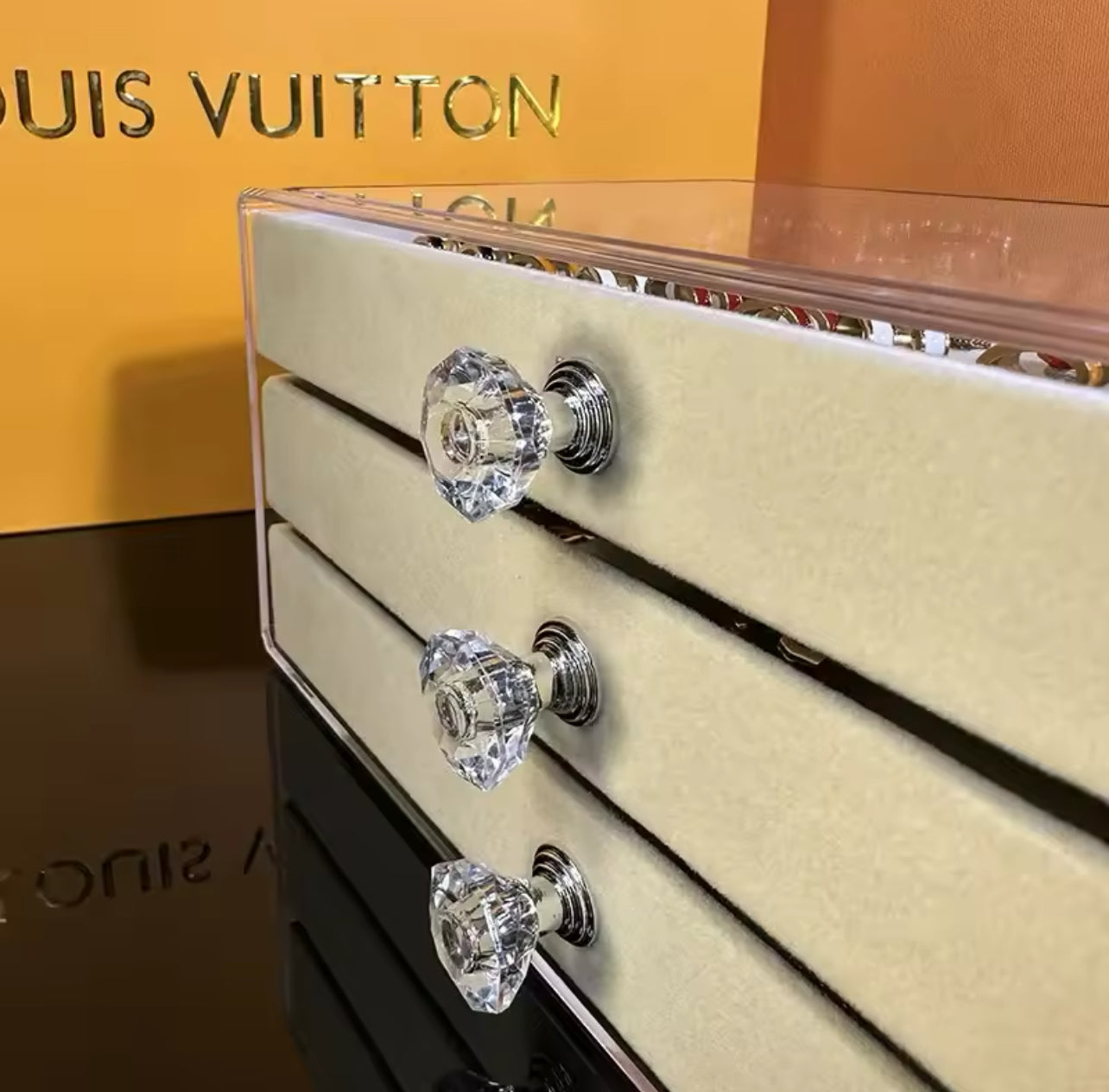 Samt Schmuck Organizer