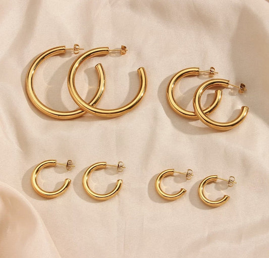 Chunky Hoop Ohrringe