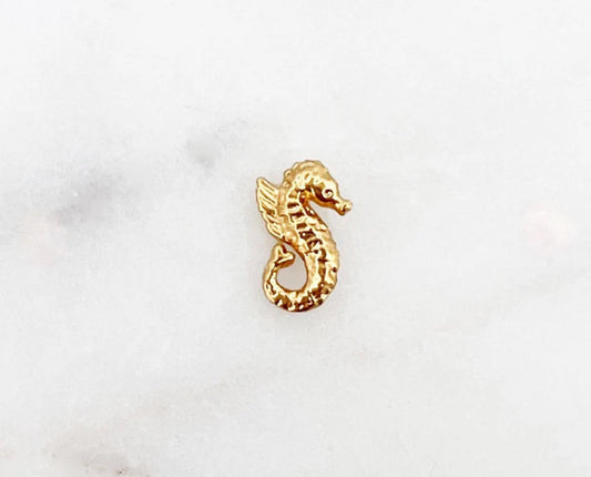 Earstud Seahorse Ohrringe
