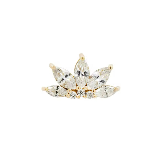 Crown Diamond Piercing