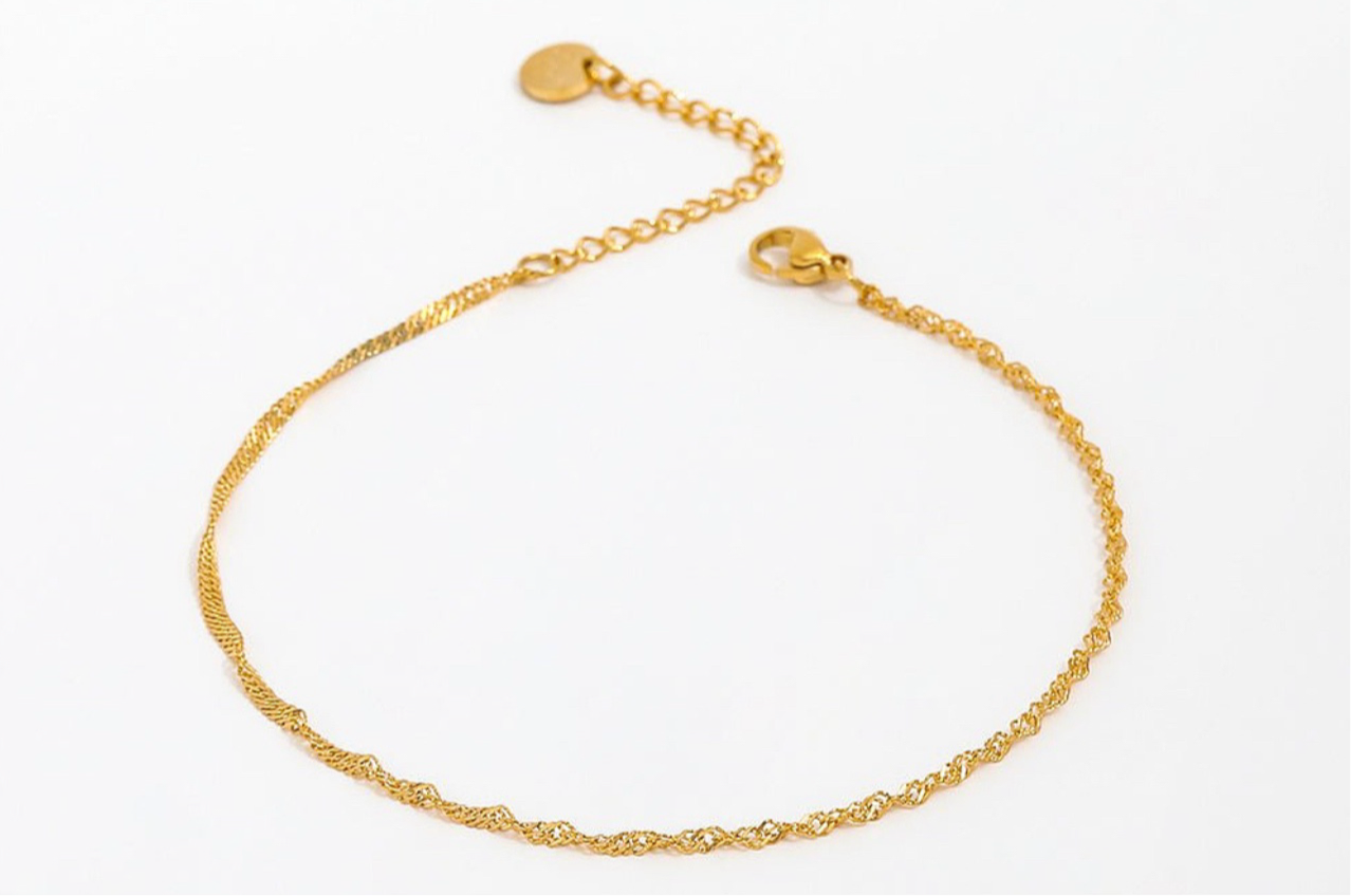 Swirly Fußkette