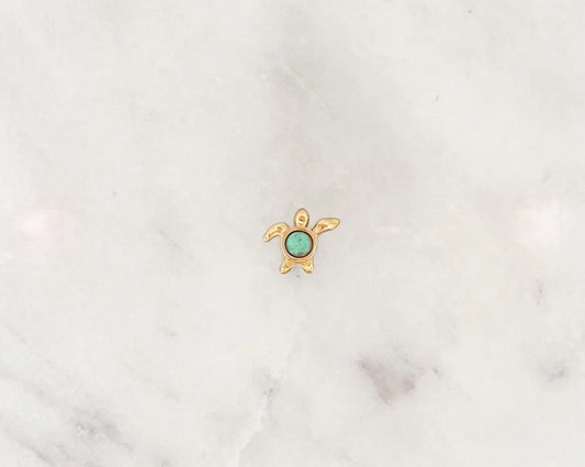 Earstud Turtle Ohrringe