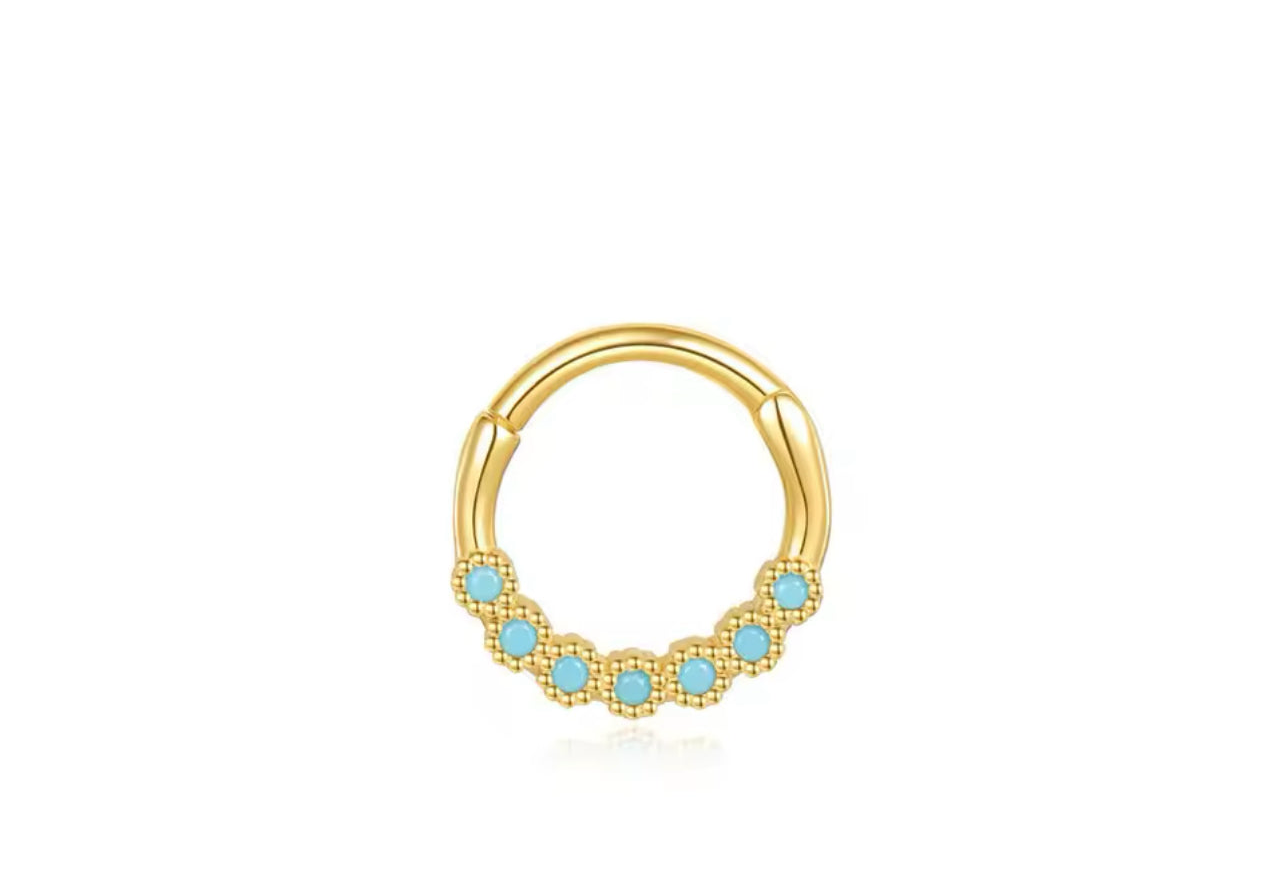 Five blue Piercing