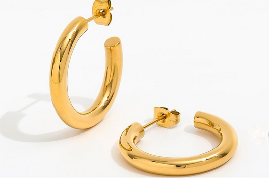 Chunky Hoop Midi Ohrringe