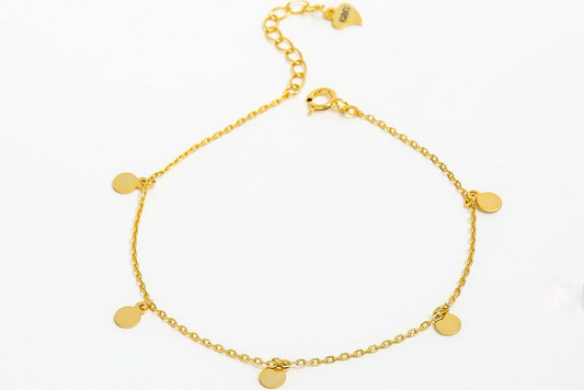 Tiny Coin Fußkette