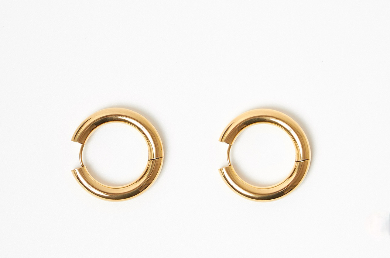 Bold Loop Hoop Maxi Ohrringe