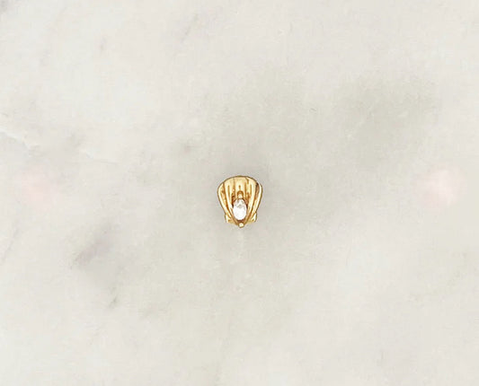 Earstud Shiny Shell Ohrringe